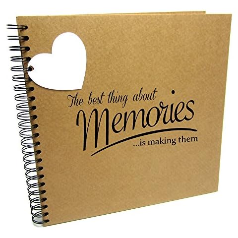 A3/XL Square Best Memories, Scrapbook, Card Pages, Photo Album, Keepsake, Landscape (XL Square (Kraft Pages)) Cover