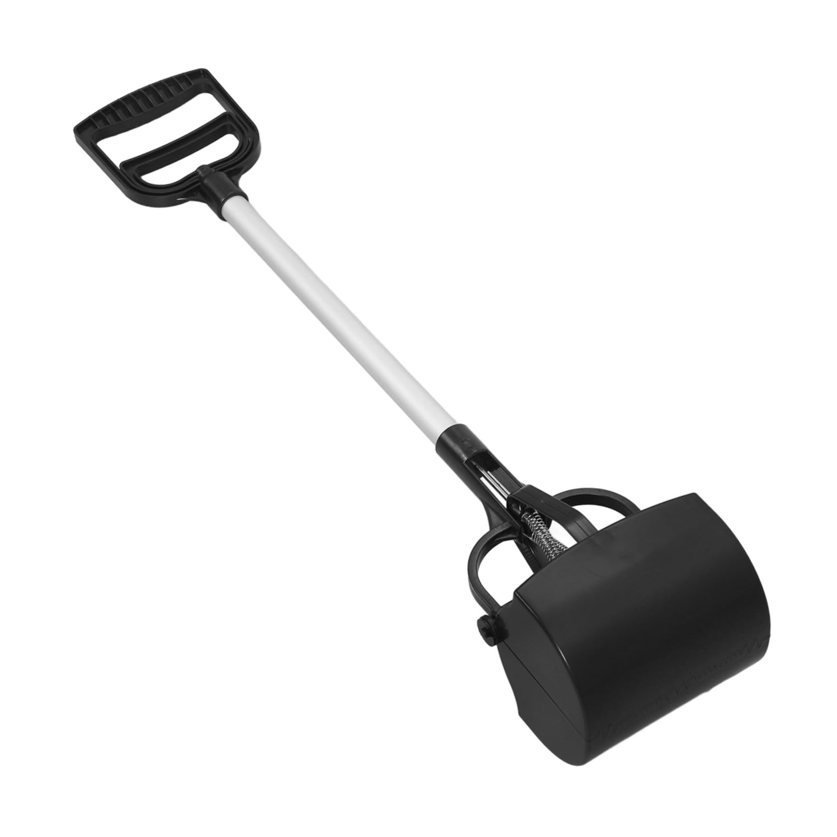 Ramasse-crottes pour Animaux à Long Manche, Outil de Nettoyage Solide en Plastique Noir, Nettoyage Extérieur, Usage Domestique, Animaux de Compagnie Chiens et Couleur Aléatoire