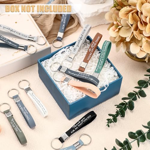 Image of Nosiny 30 Pcs Keychain Appreciation Gift Bulk Back to School Teacher Employee Coworker Inspirational Thank You for Office