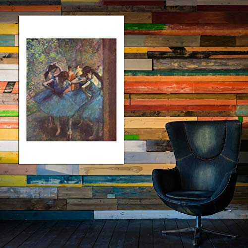 Edgar Degas Blue Dancers grand format impression d'art encadrée