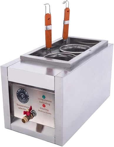 LYNICESHOP Olla de pasta, máquina de cocción de fideos comercial, 2000 W, cocina eléctrica de pasta con cestas, cocina eléctrica para pasta, horno disponible en Yaxa Peru