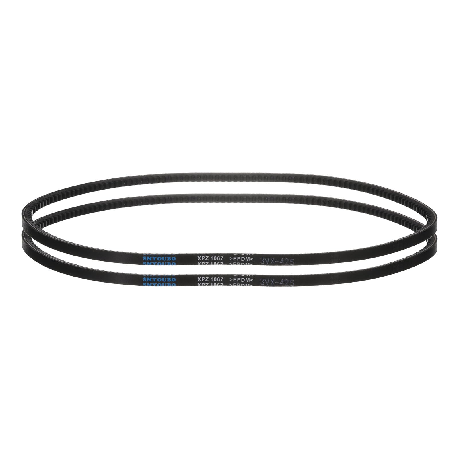 uxcell 2pcs 3VX425 Rubber V-Belt, Raw Edge Cogged Industrial V Belt 42.5" Length x 0.38" Width x 0.32" Thickness