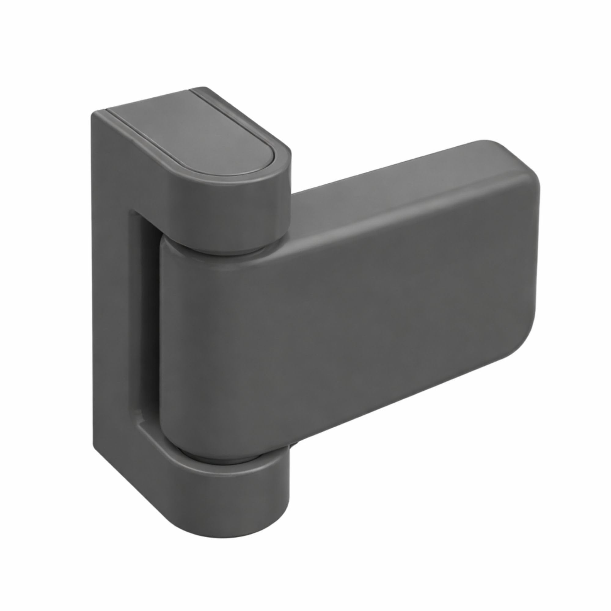 UAP 3D Adjustable T Flag Axis Door Hinges - High Security for All External uPVC Doors - Universal, Non-Handed Design for Optimal Functionality and Versatile Installation (21mm Rebate, Ath-Grey)