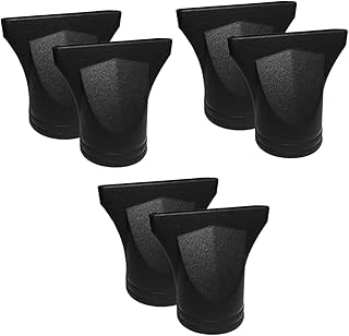 Beaupretty 6 Peças Soprador Bico Secador De Cabelo Bico Estreito Bico De Secador De Cabelo Reto Bico Difusor De Secador De Cabelo Bico De Substituição Secador De Cabelo Bico