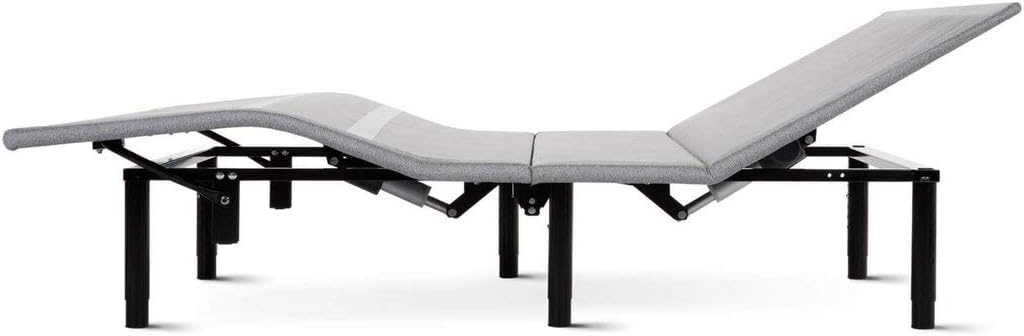Amazon Com Leesa Queen Whisper Quiet Motorized Adjustable Mattress Base Customize Your Sleeping Position And Bed Height Gray Black Everything Else
