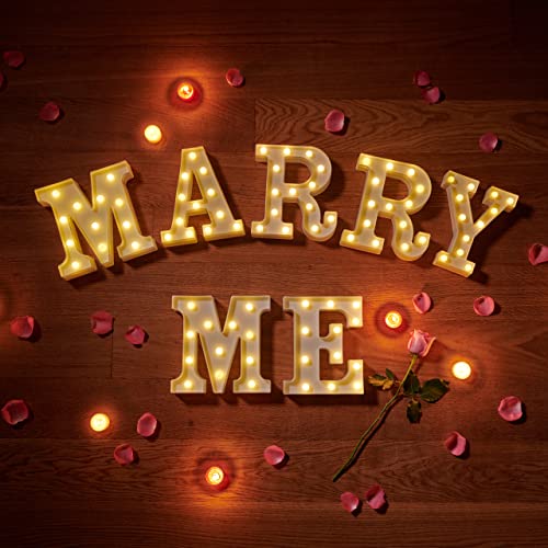 Auraglow Lettera dell'alfabeto a LED e numeri