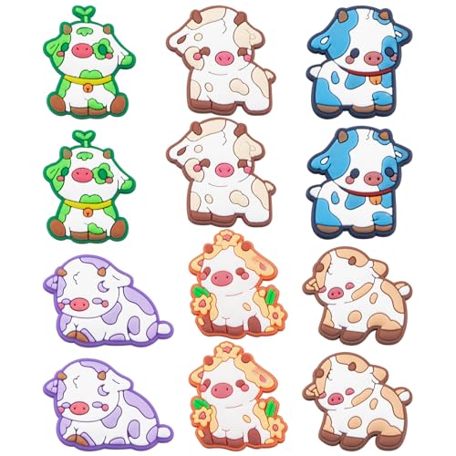 Image of CUNUEN Cute Animals Charms for Clogs Shoe Decoration