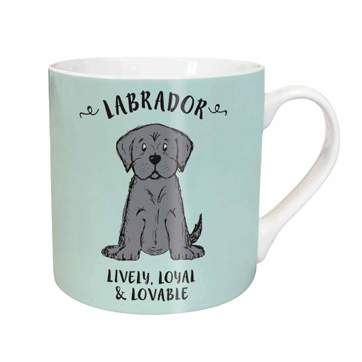 Otter House Mixed Tarka Mug - Lively Labrador