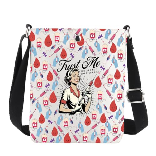 JNIAP Phlebotomist Crossbody Bag Phlebotomy Gifts Phlebotomy Nurse Gift Phlebotomy Technician Shoulder Bag