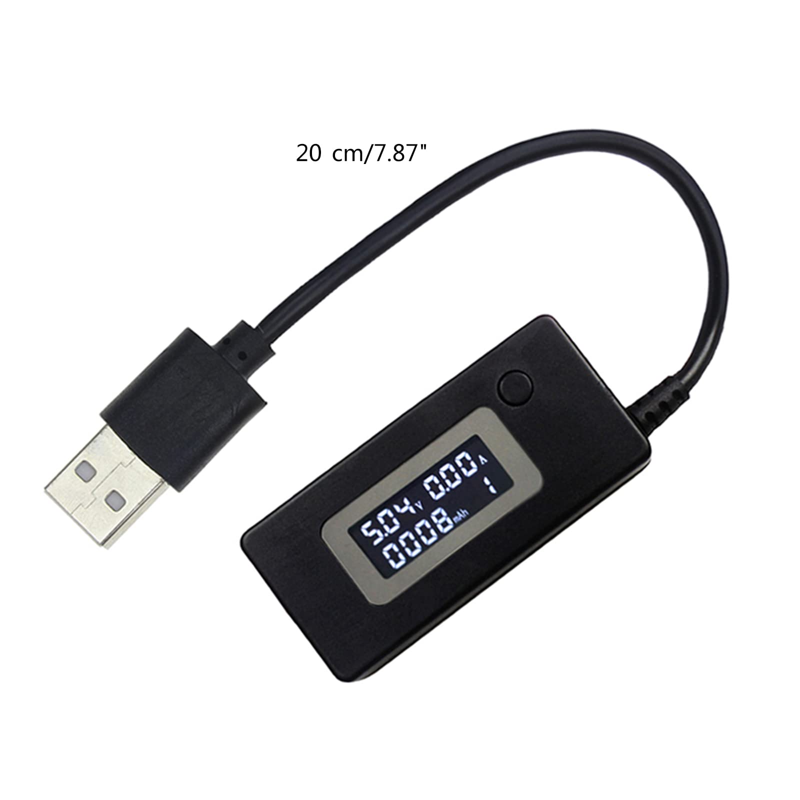 Tester Di Alimentazione USB Con Voltmetro E Amperometro - Misuratore Di Potenza E Capacità Per Caricabatterie, Power Bank E Cavi, Display Con Memoria, Fino A 20V