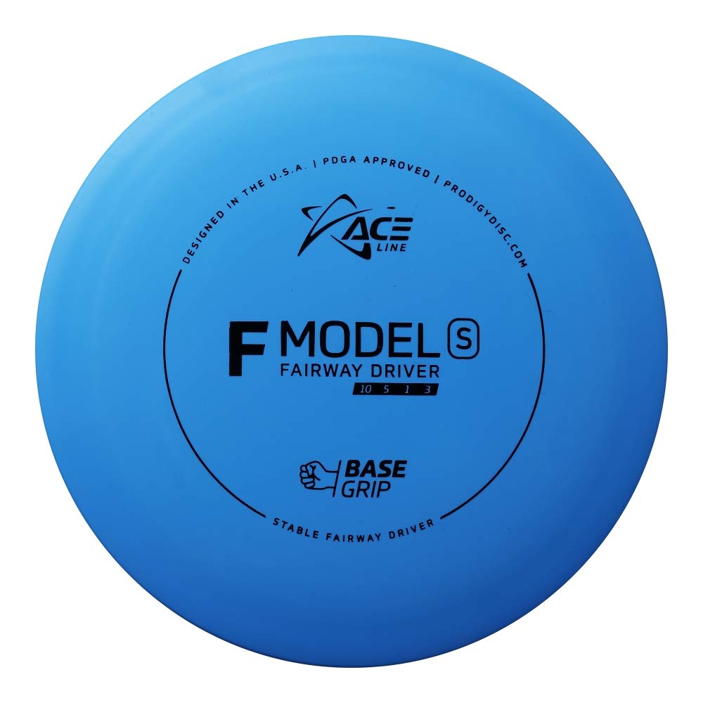 Prodigy Disc Ace Line F Model S Basegrip | Overstable Disc Golf Fairway Driver | Tactile Feel for a Sure Grip | Pinpoint Accuracy and Incredible Control | Colors May Vary (170-176g)