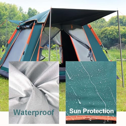 Carpa Pop Up Camping 85x85x56 in, 2-4-6 Personas, Impermeable miniatura 3