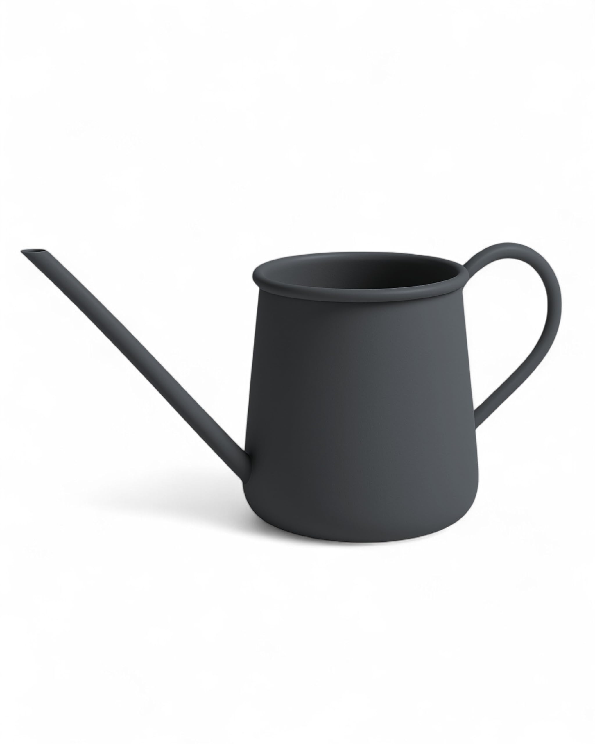 LIVLIG Watering Can Small Metal 1 L, Small Watering Can for Indoor Plants, Flower Watering Can with Extra Long Spout, Anthracite