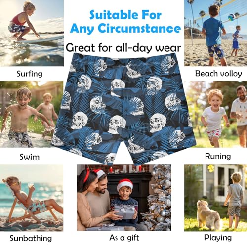 Boys Swim Trunks Quick Dry Kids Bathing Suit Tropical Banana Kull Toddler Swim Shorts Boardshorts Swimwear 3t2