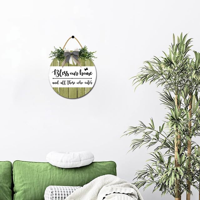 Letrero familiar con texto en inglés "Family A Journey To Forever" para puerta delantera, porche, granja, rústico, de madera, decoración de pared, arte para decoración del hogar, sala de estar