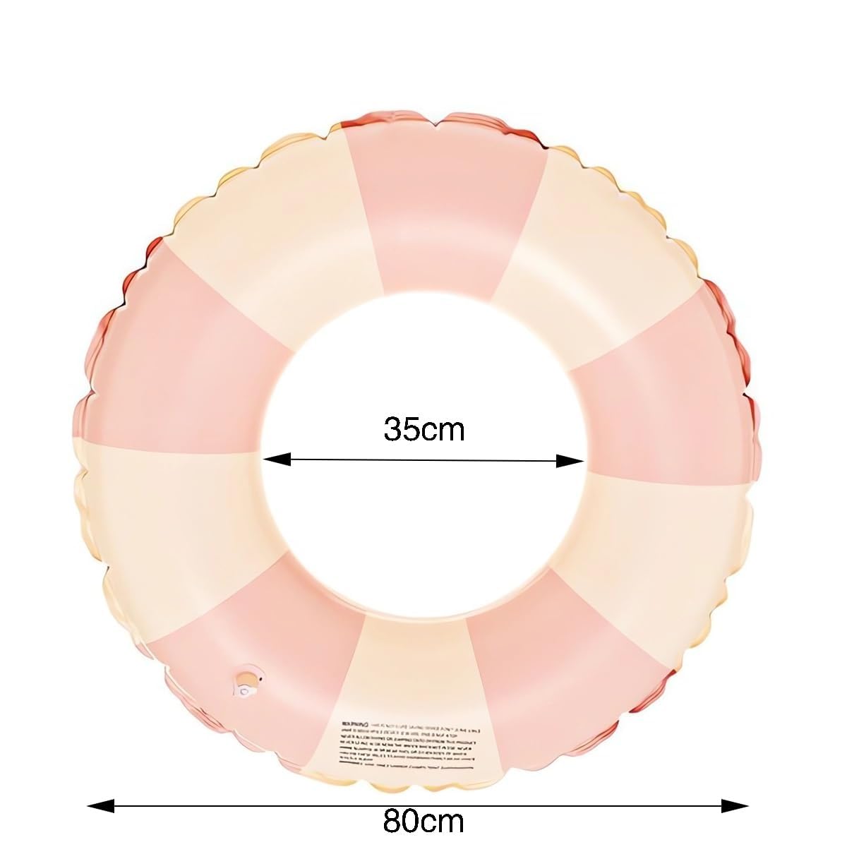 Anello di Nuoto Gonfiabile Salvagente Adulto, Strisce retro PVC gonfiabile Anello da Nuoto, piscina gonfiabile per feste estive in spiaggia e in piscina