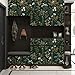 Abyssaly Dark Green Floral Peel and Stick Wallpaper, 17.3