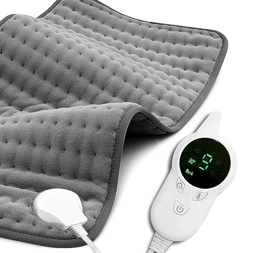 Image of Large Heating Pad for Back Pain, period cramps, knee pain relief, shoulder pain, legs /plus size orthopedic dynamic heater for therapy, hot electric Heating pad for pain relief