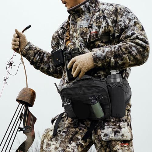 Riñonera de pesca ligera e impermeable con práctico bolsillo de malla 2