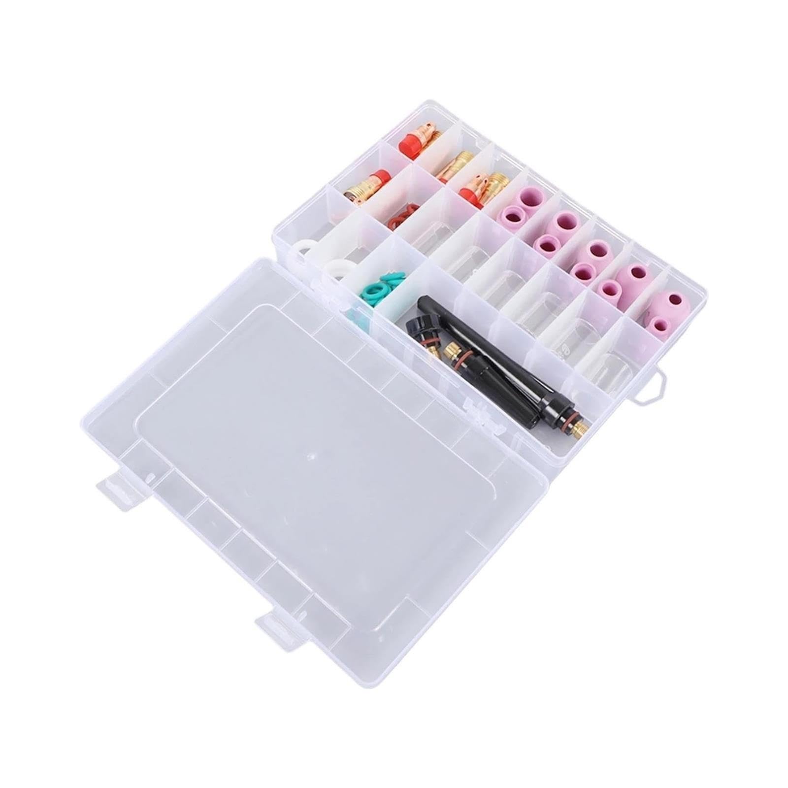 Buse en céramique de consommables de soudage TIG, Ensemble de 55 pièces for WP 17 18 26