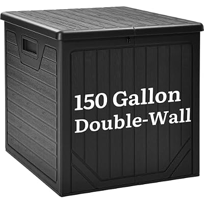 YITAHOME 150 Gallon Large Outdoor Deck Box