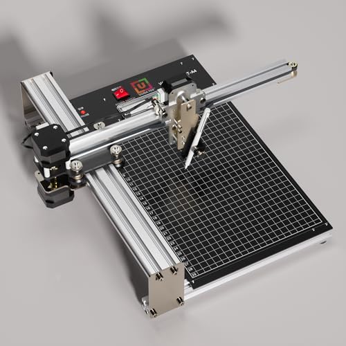 Image of Original iDraw 2.0 T-Structure Pen Plotter XY Plotter, Handwriting Robot Drawing Machine with Base Plate, A4 Working Range, 3 * 42 Stepper Motors, Twice Faster Writing Speed Than 1.0