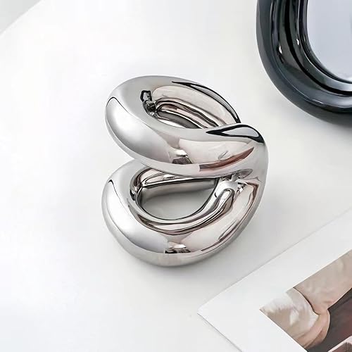 Miniatura 1 de EastBrightenZF Soporte de cerámica hecho a mano para cepillos de dientes, brochas de maquillaje y bolígrafos, diseño minimalista para tocador de