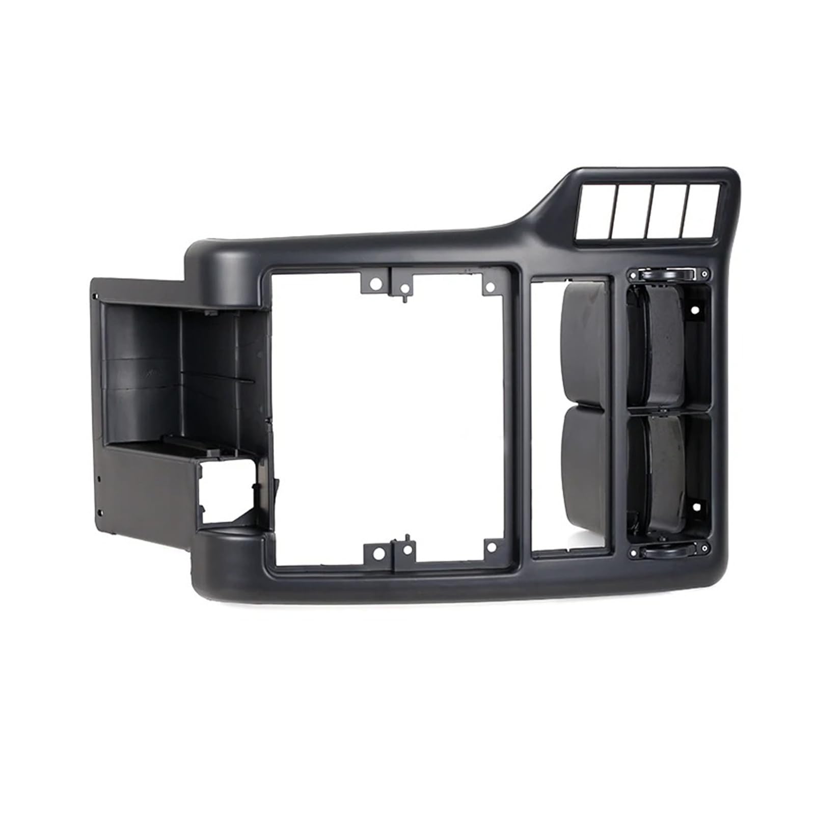 Mascherina Autoradio Cornice Stereo 6N1858069A 6N1858071A per VW per Polo 6N per Seat per Caddy 98-20 per 9 95-99 Auto Center Console Air Vent Griglia Fibra Carbonio