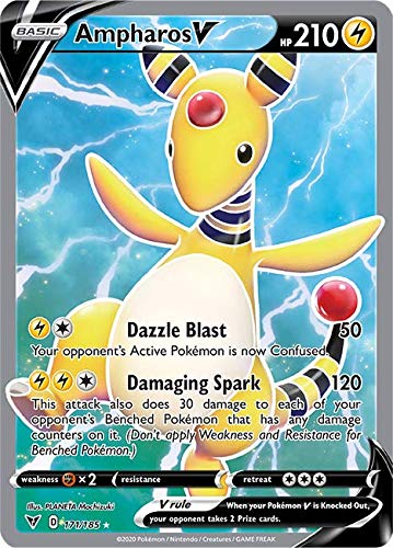 Pokémon Ampharos V 171/185 Vivid Voltage - Pokémon Trading Card - 1 piece