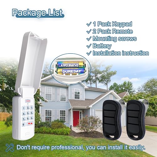 Upgraded-GK-R-Garage-Door-Opener-Keypad-with-2-Pack-G3T-R-Remote-Fit-for-Genie-and-Overhead-Garage-Door-Opener-Since-1997-Keypad-Replace-GK-BX-OKP-BX-GWKPD-BL-Remote-Replace-G3T-BX-G3T-A-O3T-A