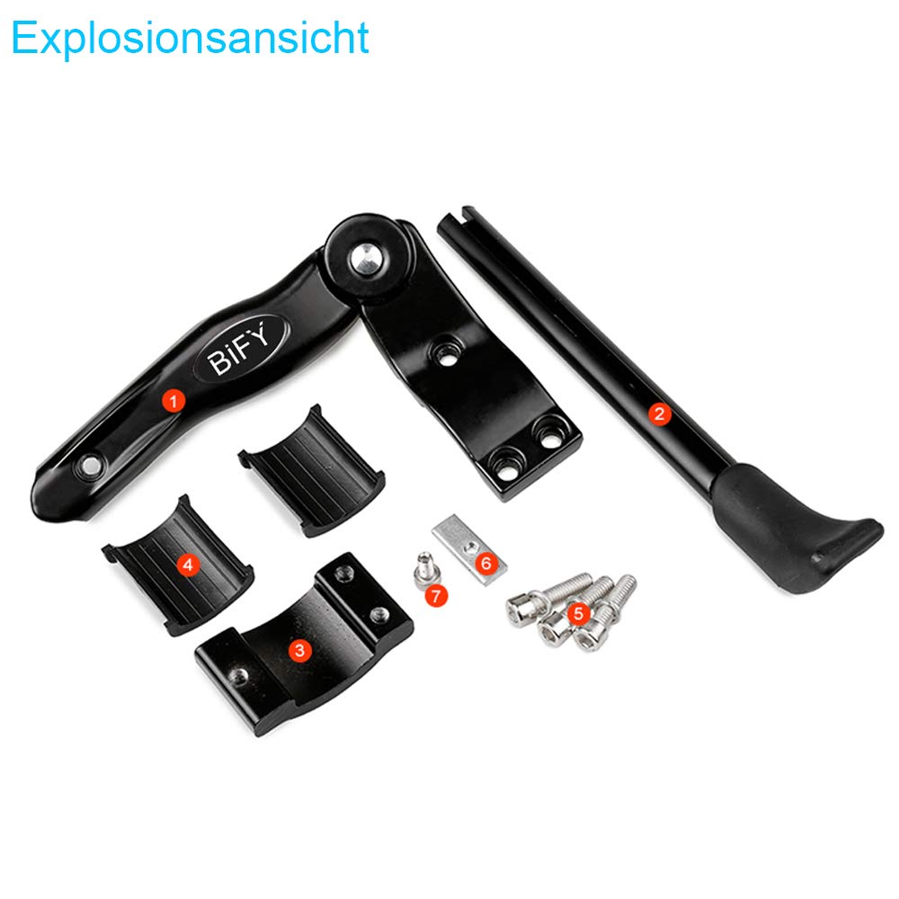 BIFY Fahrradstnder aus Aluminiumlegierung fr 24-28 Zoll, Rutschfester  Gummistnder, hhenverstellbar : Amazon.de: Sport & Freizeit