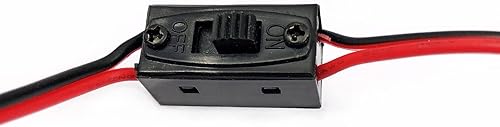 Miniatura 4 de FainWan Paquete de 2 conectores JST con interruptor de encendido y apagado compatible con H-S-P RC 1/10 1/8 Car Crawler Buggy Multicopter Airplane -