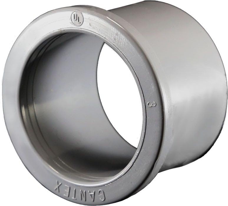 Cantex 5133724 Box Adapter, 4 in Conduit, PVC, 2-5/16 in L