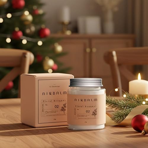 Miniatura 2 de Eliminador de olores de bálsamo de aire, ambientador de aire sólido, 1 paquete, 5.3 onzas, dura 90 días para habitación, cocina, baño y armario,