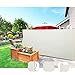 Produktbild CCLIFE Seitenmarkise Ausziehbar Sichtschutz Windschutz Sonnenschutz TÜV mit Alu-Rolle, Farbe:Beige, Größe:160x300cm