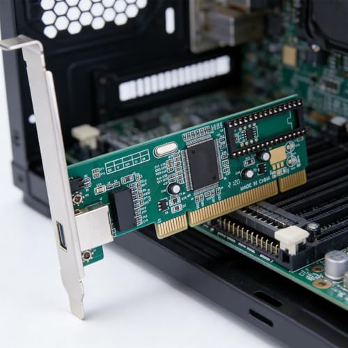 Tarjeta de Red Gigabit con Puerto Eléctrico RTL8169SC, Bracket de Perfil Bajo para PC de Escritorio, Accesorios miniatura 2