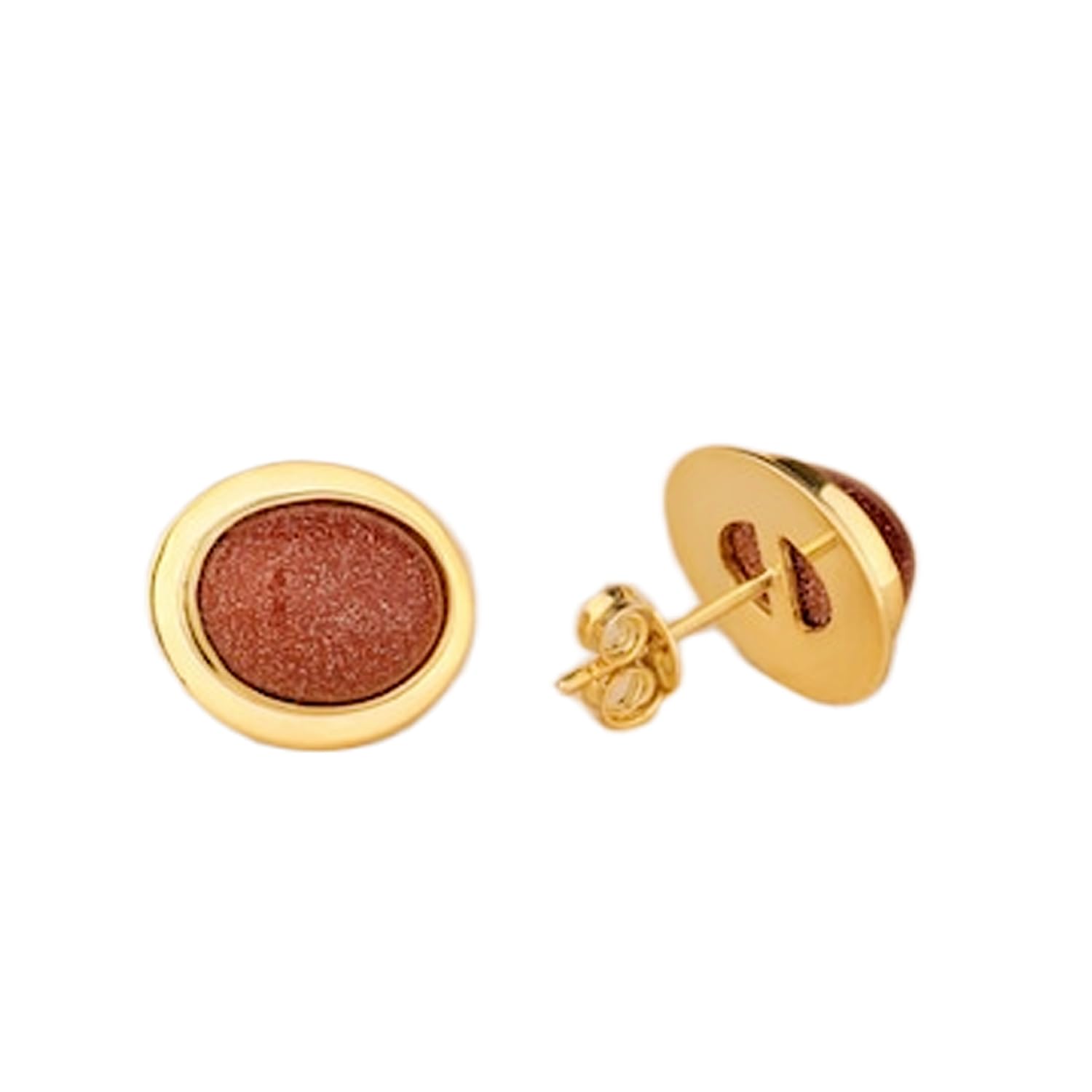 Boucles d'oreilles pierre de soleil : le cadeau minimaliste idéal pour elle