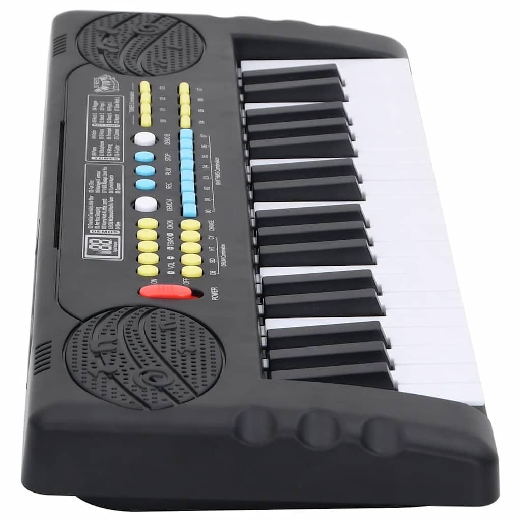 Pianoforte elettrico per bambini, con 37 tasti, microfono, USB e batteria, portatile, per principianti, insegnamento musicale, casa, palcoscenico e studio, regalo