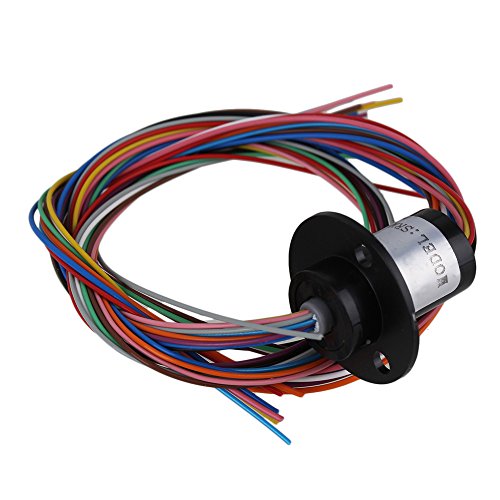 cnbtr 12u00a0cables cápsula Slip Anillo 250rpm AC/DC 240u00a0V 2u00a0A cable de coleccionista de 12,2u00a0mm