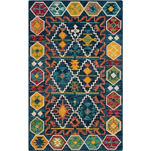 Image of Soft Pure Woolen Modern Collection Tufted Carpet for Living Room,Bedroom'Kitchen and Hall (7 X 10) Feet