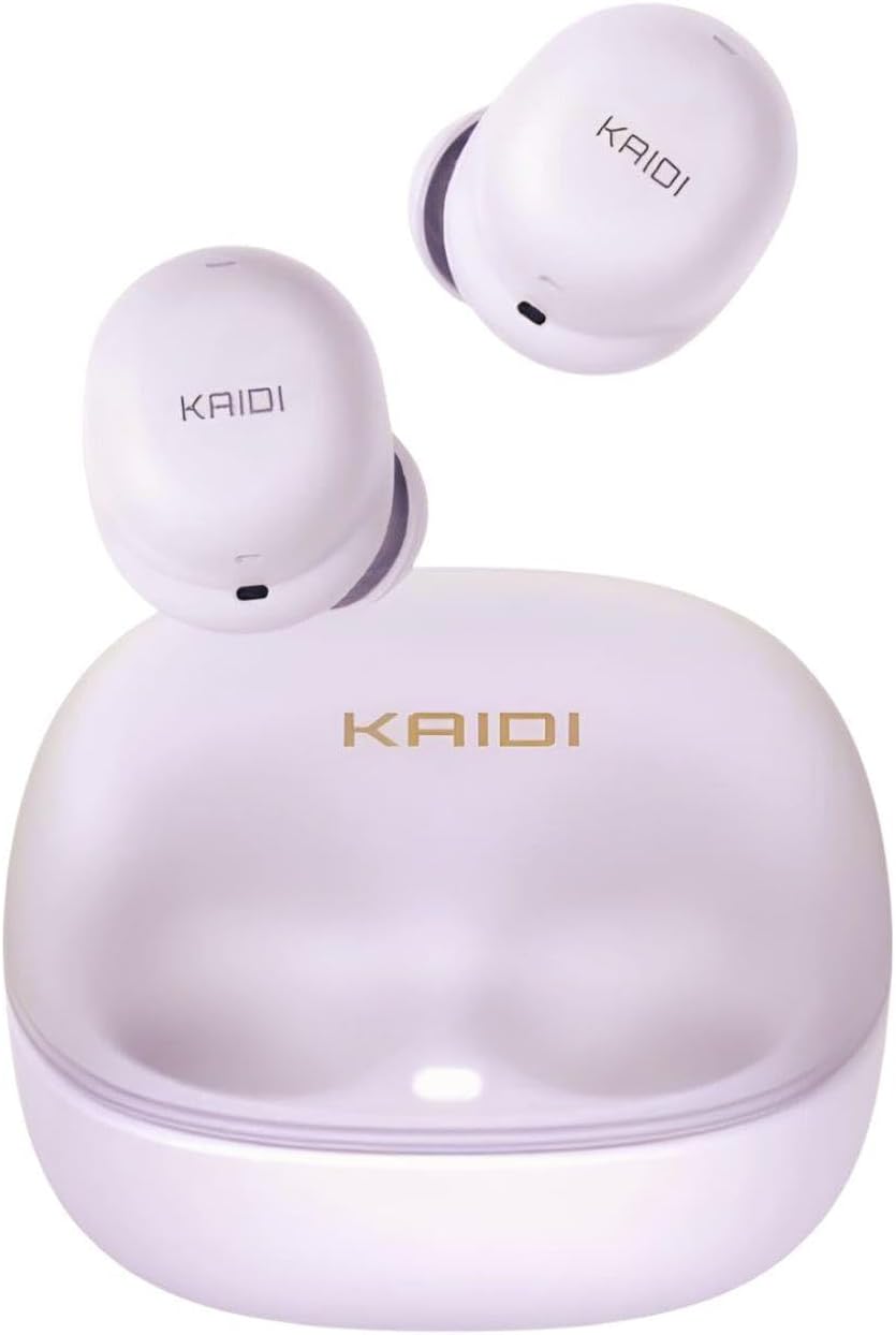 Generic TWS Bluetooth Wireless Earbuds Model KD-795 in their charging case, with earbuds removed and placed next to the case.