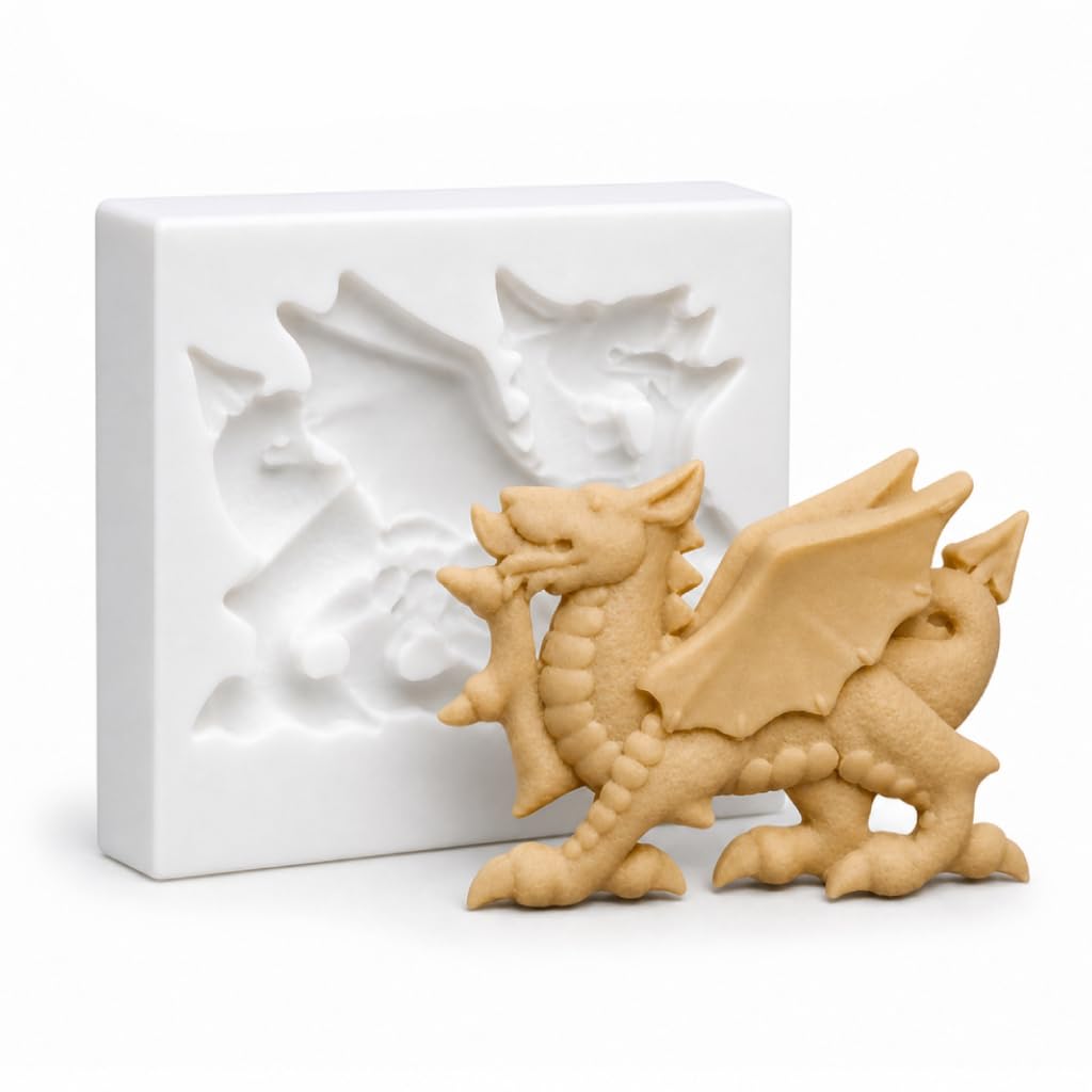 Silicone Mould - Welsh Dragon - Food Safe