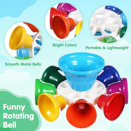 Cloche rotative à 8 tons : l'instrument éducatif pour la stimulation des sens - 7