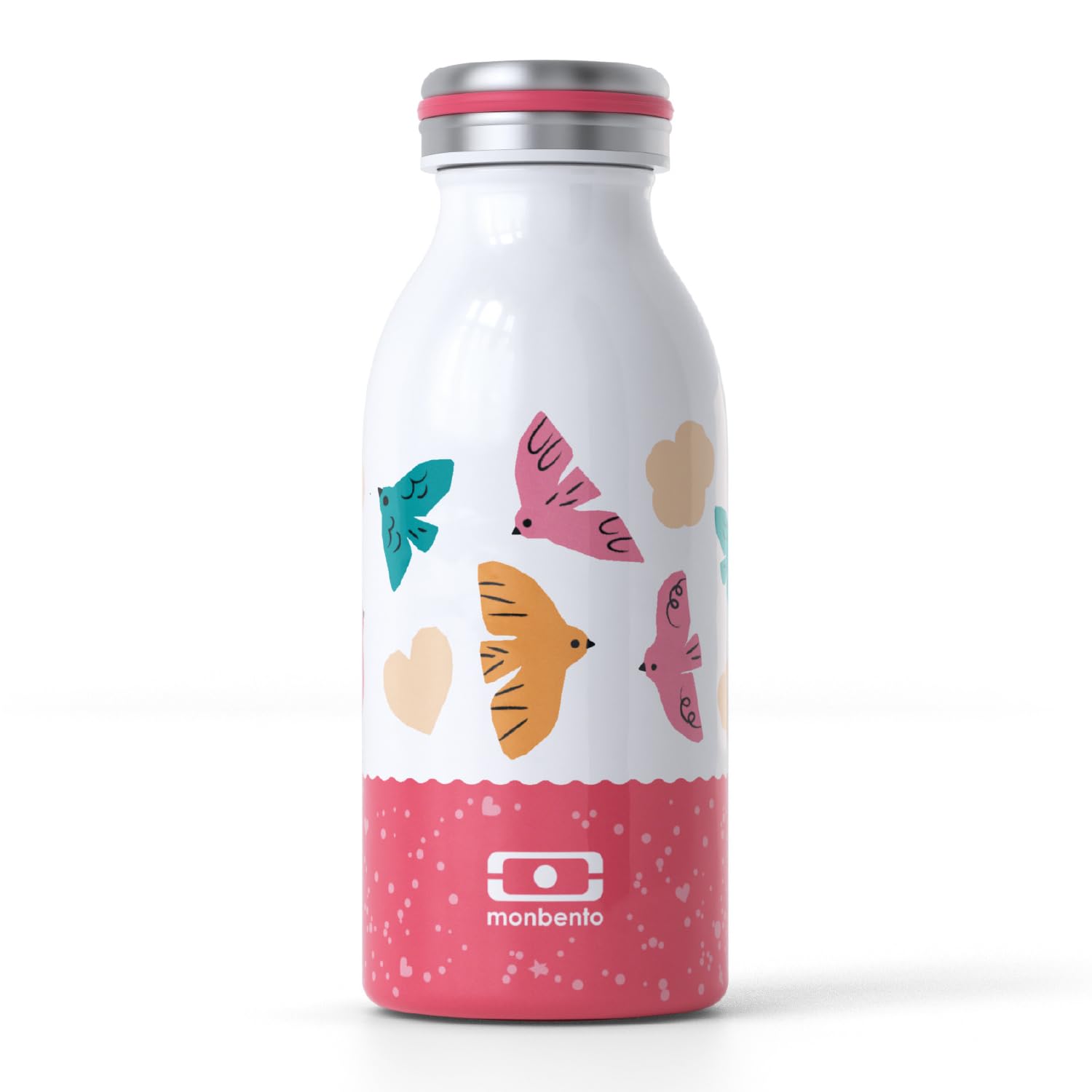 Gourde isotherme enfant 350 ml MONBENTO MB Cooly rose