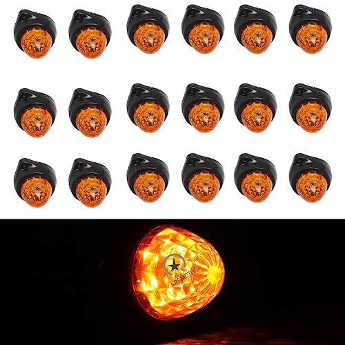 Marqueur à LED remorque 24V pour camions et semi-remorques | Lot de 18