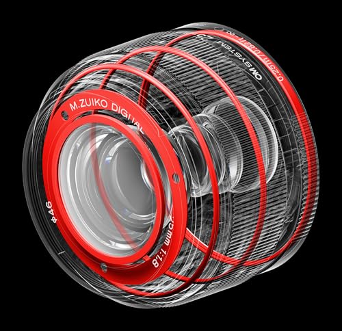 OM SYSTEM Objetivo M.Zuiko Digital 25 mm F1.8 II, Veloz y con Distancia Focal Fija para cámaras Micro Cuatro Tercios (Olympus OM-D y Pen, Panasonic G-Series), Negro - imagen 5