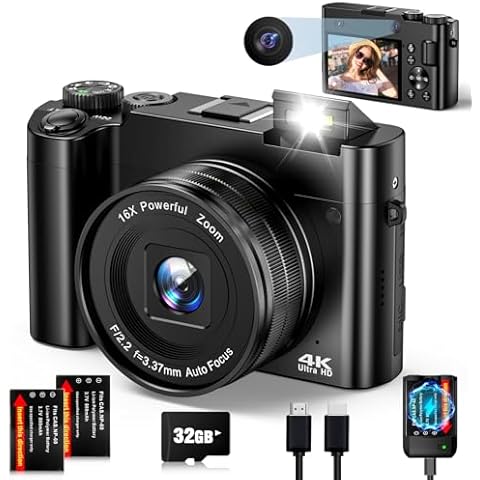 DUOCH 4K 64MP Autofocus Vlogging Camera Cover