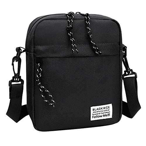 Lotvic Bandolera Hombre, Bandolera Pequeña, Correa bolso Bandolera, Bandolera Hombre impermeable, Varios Compartimentos, Bolso Hombre Bandolera, Deportes, Trabajo, Casual, Viajes Cover