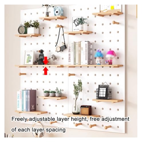 Kit d'organisation murale étagère modulable bureau chambre pegboard - 5