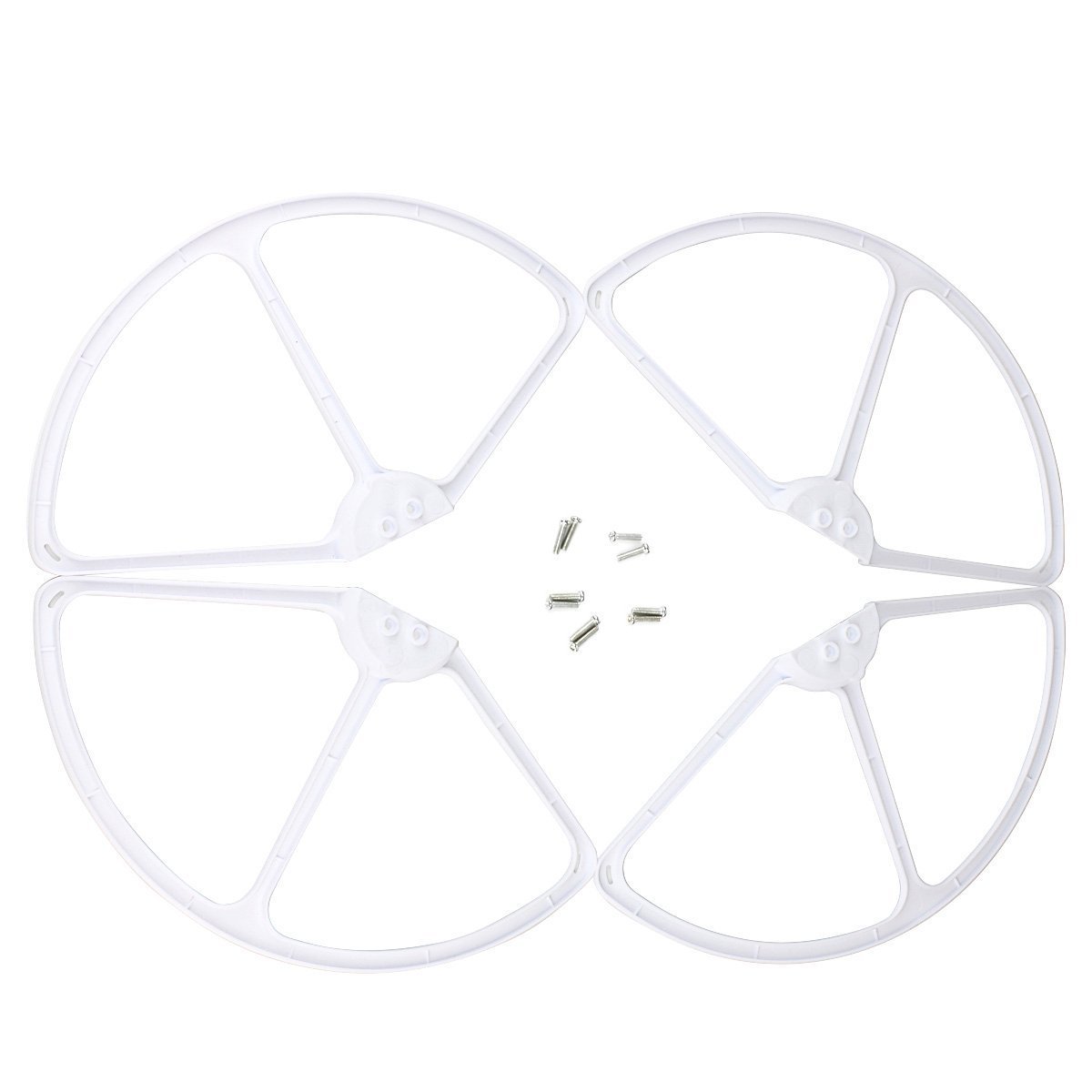 sea jump4pcs Plastic Propeller Protectors Blades Frame for Cheerson CX20 CX-20 RC Quadcopter Spare Part Replacement, White